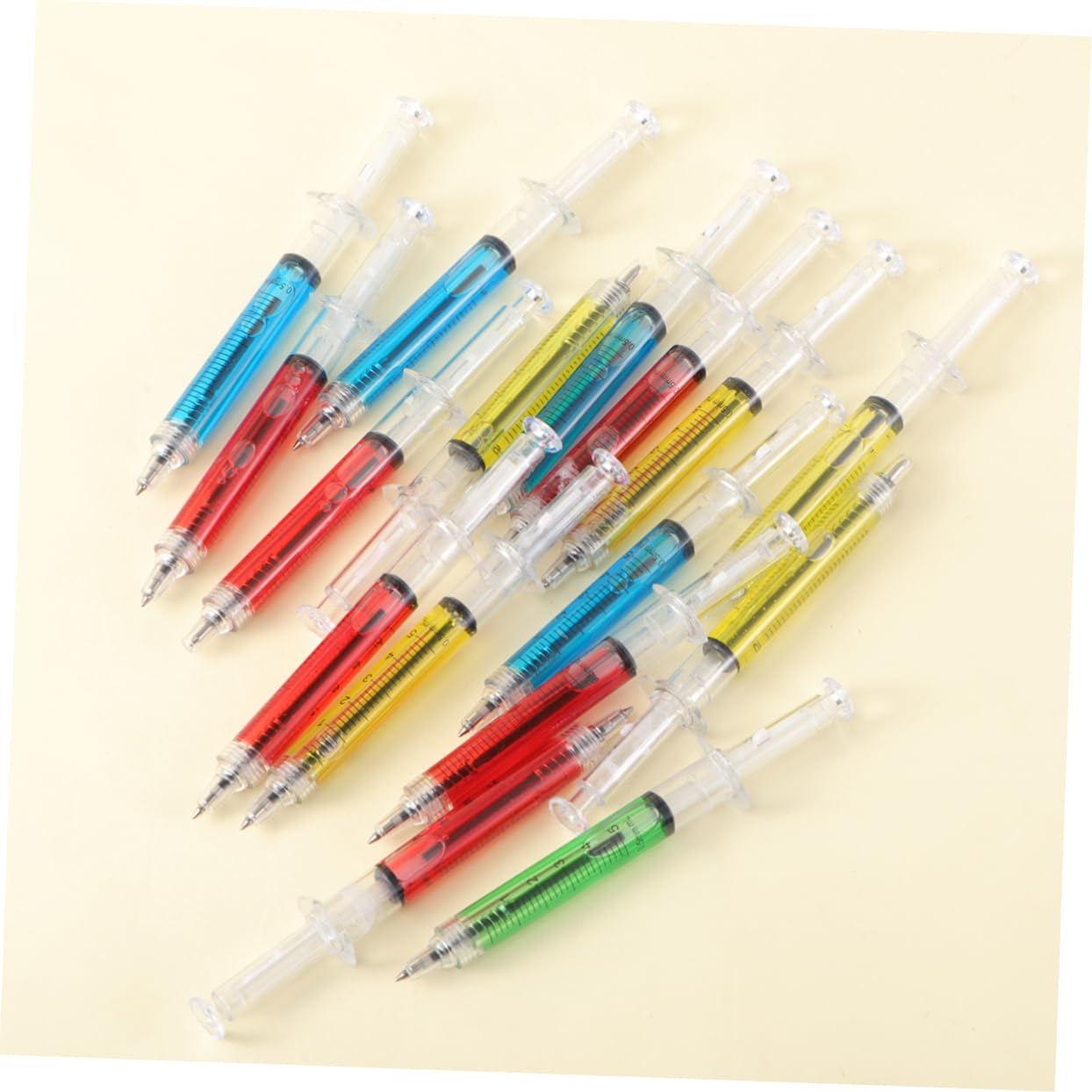 2 Set Di Penne A Sfera in Plastica Penne A Sfera in Plastica Giapponese Penne A Sfera Con Inchiostro Liquido Ricaricabili Per Ufficio Scolastico 24 Pezzi * 2