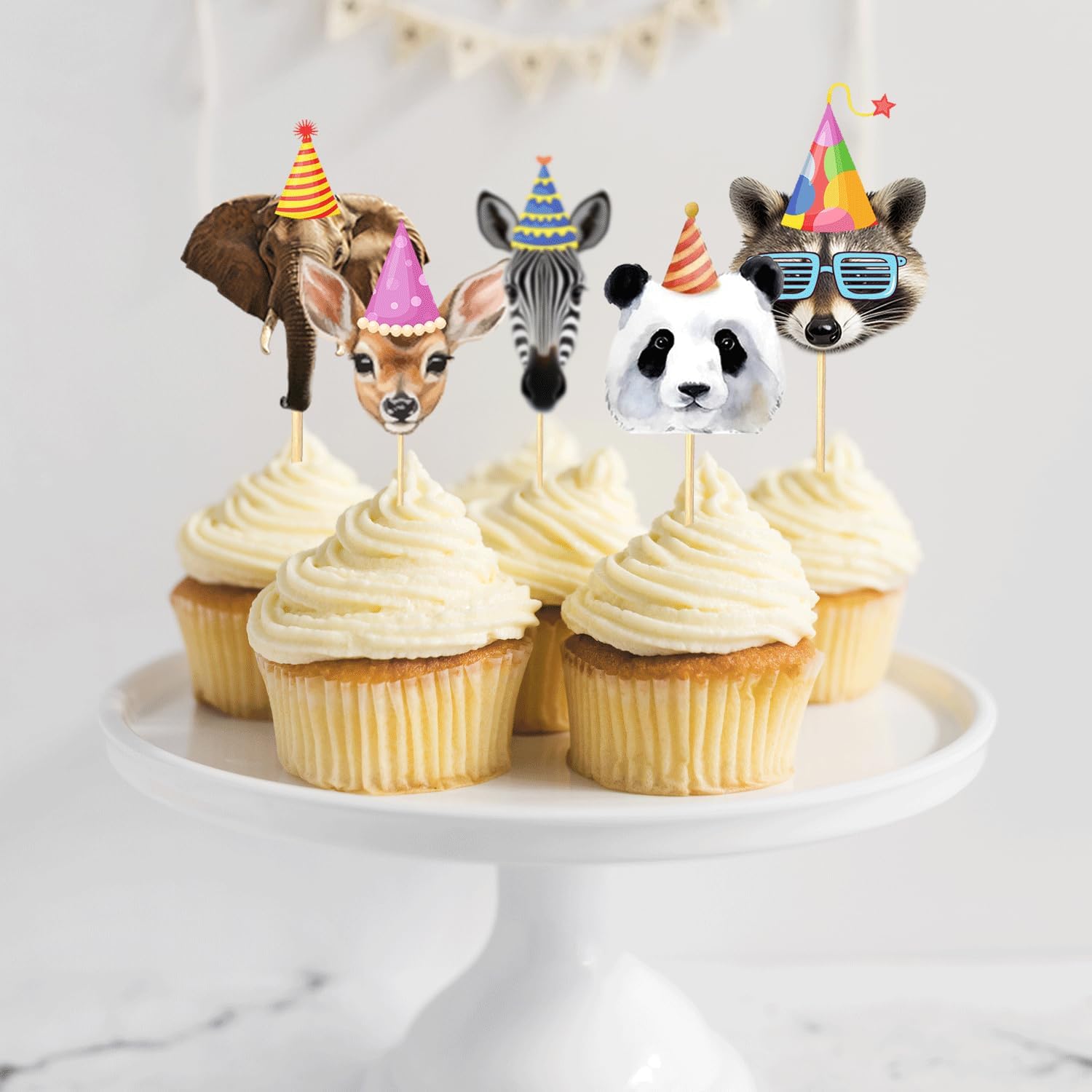 JeVenis dschungeldieren cakedecoratie wilde eentje safari