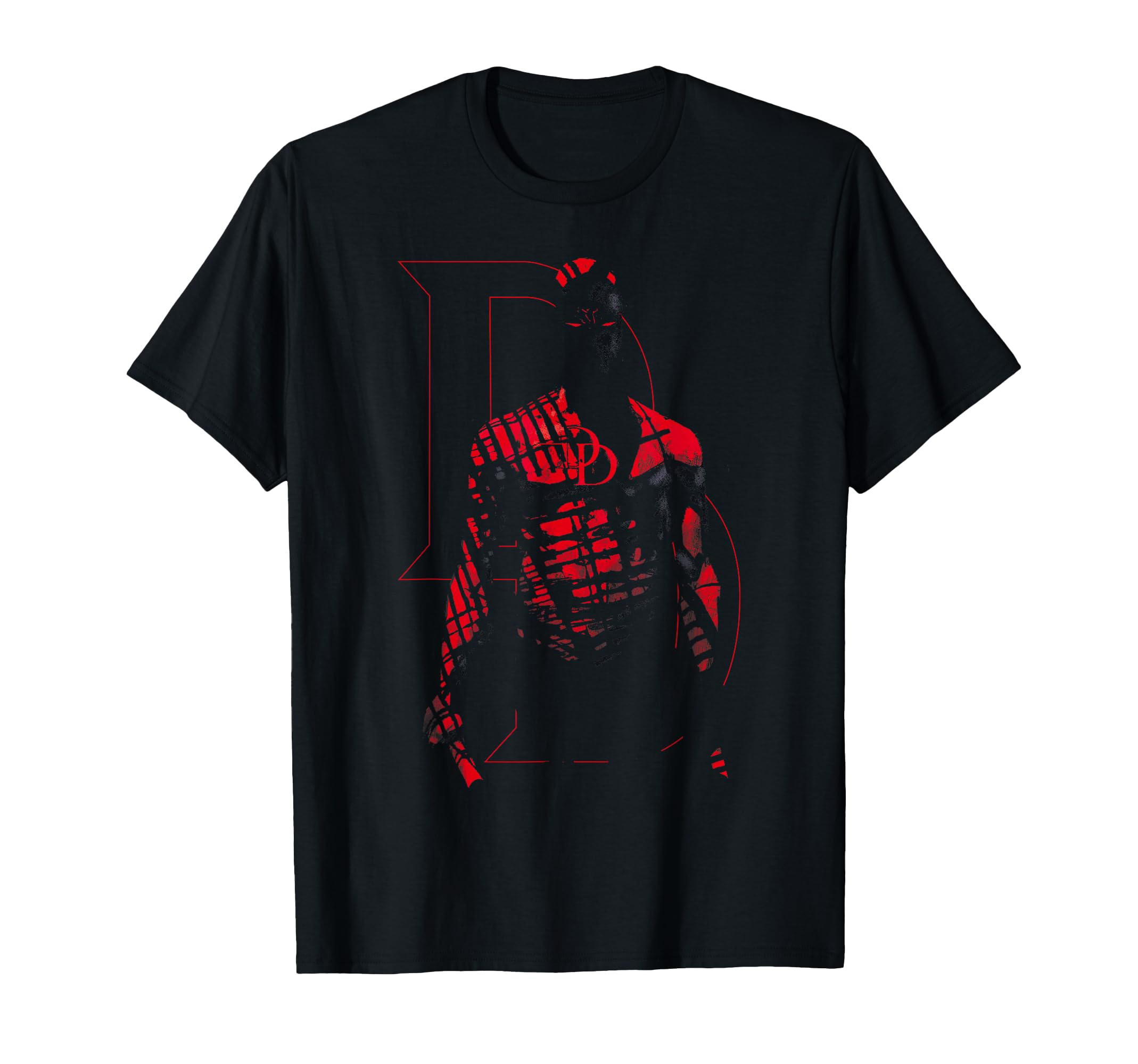 Marvel Comics Retro Daredevil in Red Shadows T-Shirt