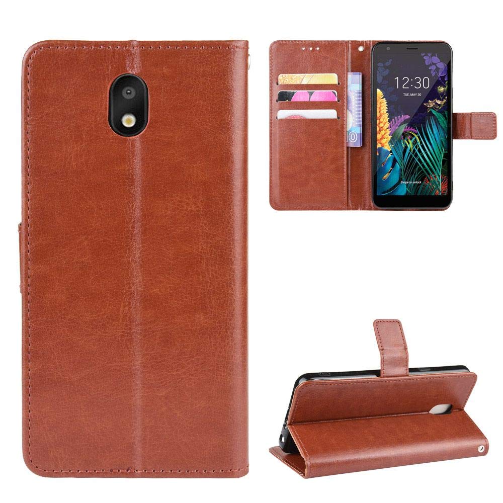 Manyip Custodia e Cover per LG V30,Custodia a Portafoglio in Pelle con Supporto per LG V30,Custodia Magnetica retrò per Telefono, Custodia con Slot per schede