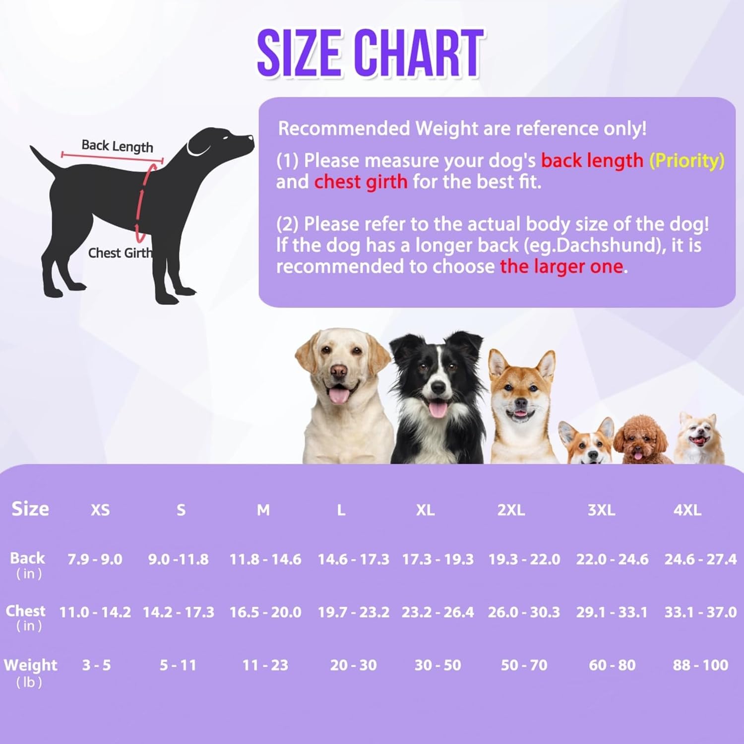SlowTon Recovery Suit for Dogs - Dog Surgery Suit Female Spay Male Neuter, Dog Surgery Recovery Suit with Zipper, Pet Surgical Onesies Bodysuit Abdominal Wound Bandages (Purple Leopard, XL)