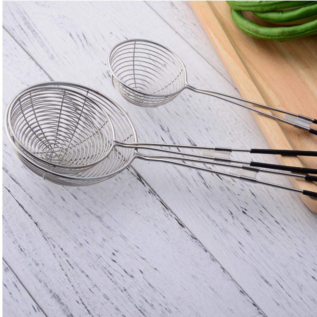 Huile Maille Fine Skimmer Skimmer Passoire En Acier Inoxydable Araignée Passoire Louche Pour Les Nouilles Frying Cuisine