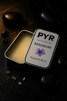 PYR Solid Perfume for Men & Women | Magnum Fusion Long-Lasting & Strong Fragrance | Non-Greasy & Travel-Friendly | Perfect for Date Night & Gifting | 10g