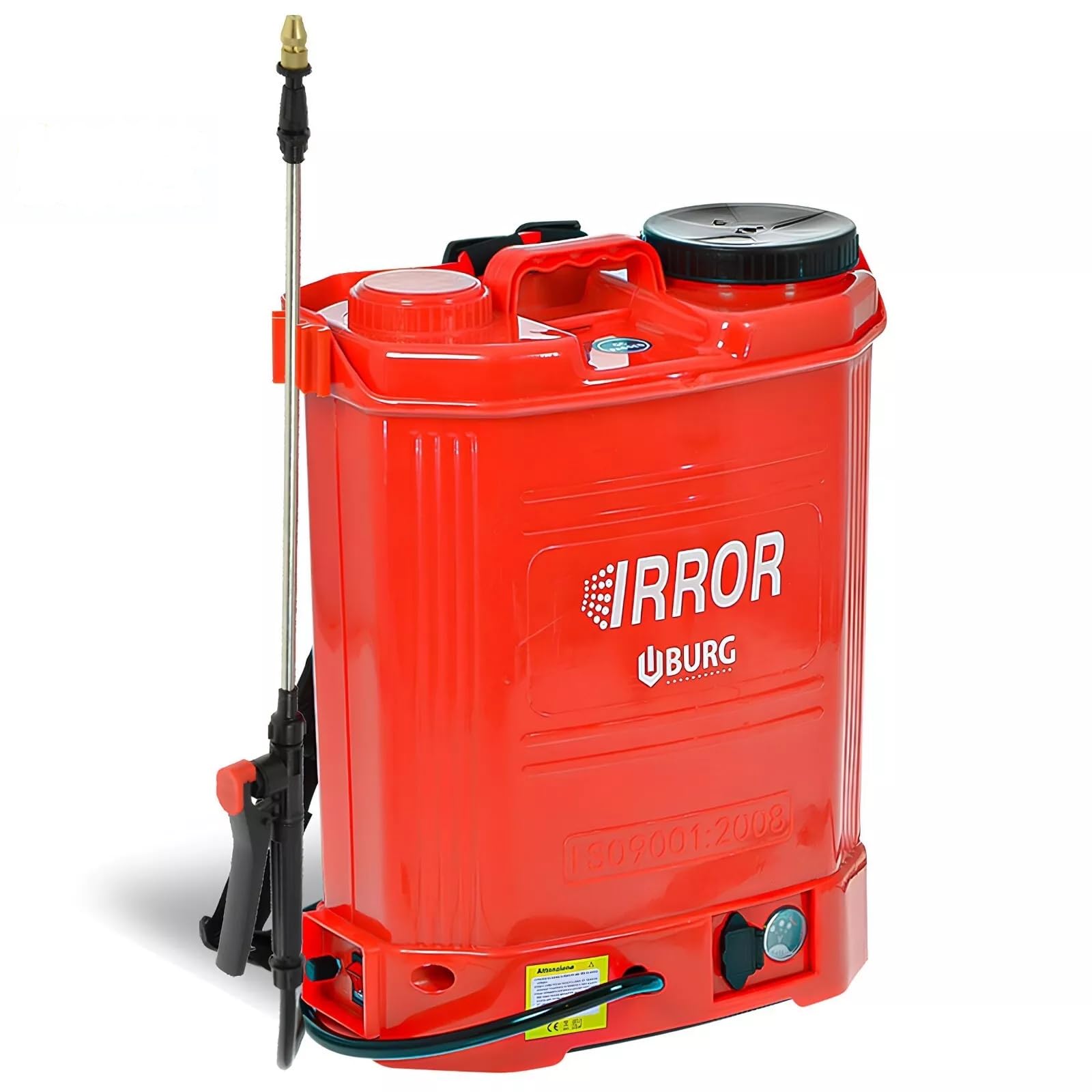 POMPA IRRORATRICE A BATTERIA 12V IRROR BURG 16LT A SPALLA ZAINO AUTONOMIA 8H