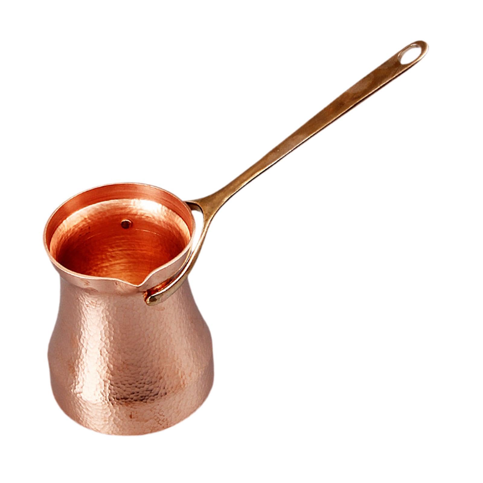 Turecki dzbanek do kawy, tradycyjny, ręcznie wykonany dzbanek do herbaty premium z metalowym uchwytem, wyposażenie, dzbanek do kawy, dzbanek do kawy, styl B, 400 ml