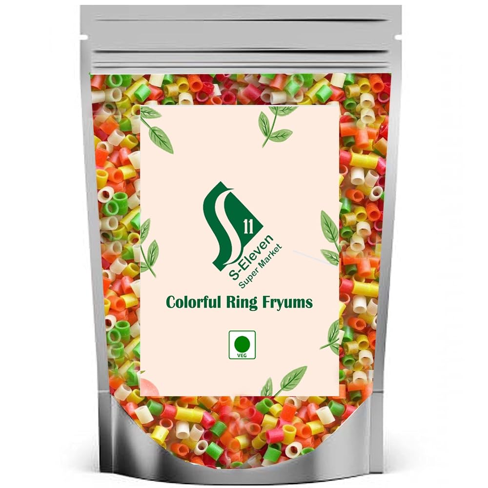 S Eleven Super Market Ready to Fry Small Colourful Pipe Fryums/Ready to Fry Snacks Fryums (400 g) (B0CFBD6X7H) Amazon Price History, Amazon Price Tracker