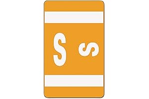 Smead AlphaZ ACCS Color-Coded Alphabetic Label S