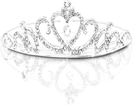 Tiara Di Cristallo Da Principessa - Corona Per Bambine, Feste, Matrimoni E Compleanni - 5
