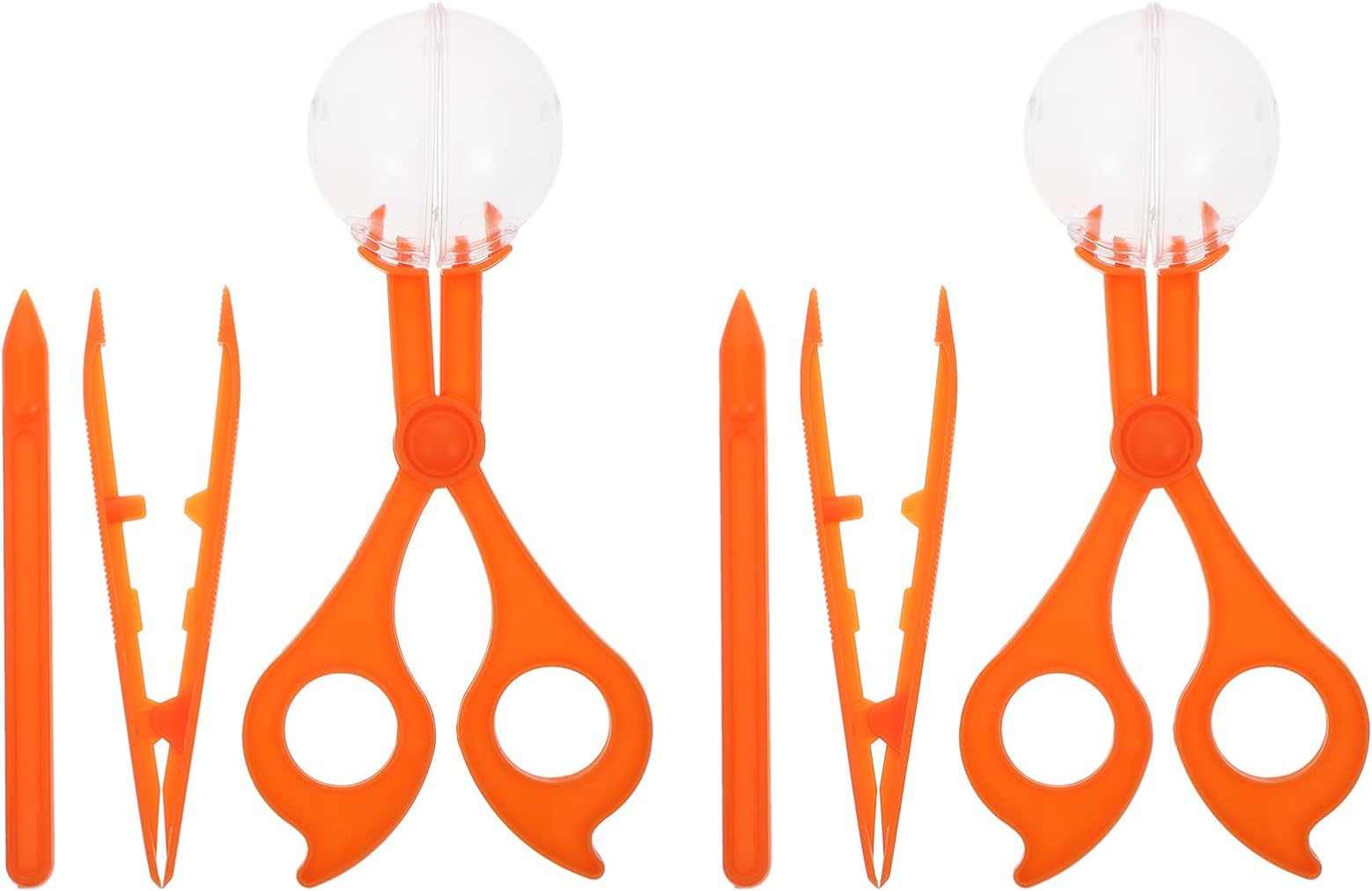 TOYANDONA2 Sets Handy Scoopers Bug Insects Catcher Scissors Tongs Tweezers Nature Exploration Set Kids Gift for Boys Girls Age 3- 12 Year Old Camping Hiking