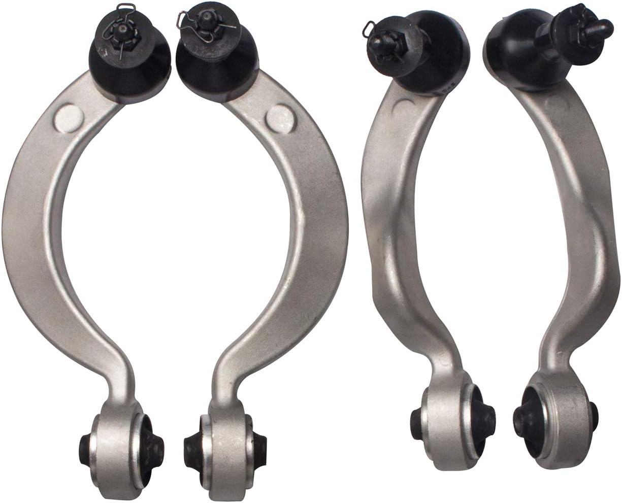 TUCAREST 4Pcs Suspension Kit (For RWD Models) 524-027 524-028 522-785 522-786 Left Right Front Upper Control Arm and Ball Joint Assembly Compatible With 2007-2016 Le-xus LS460