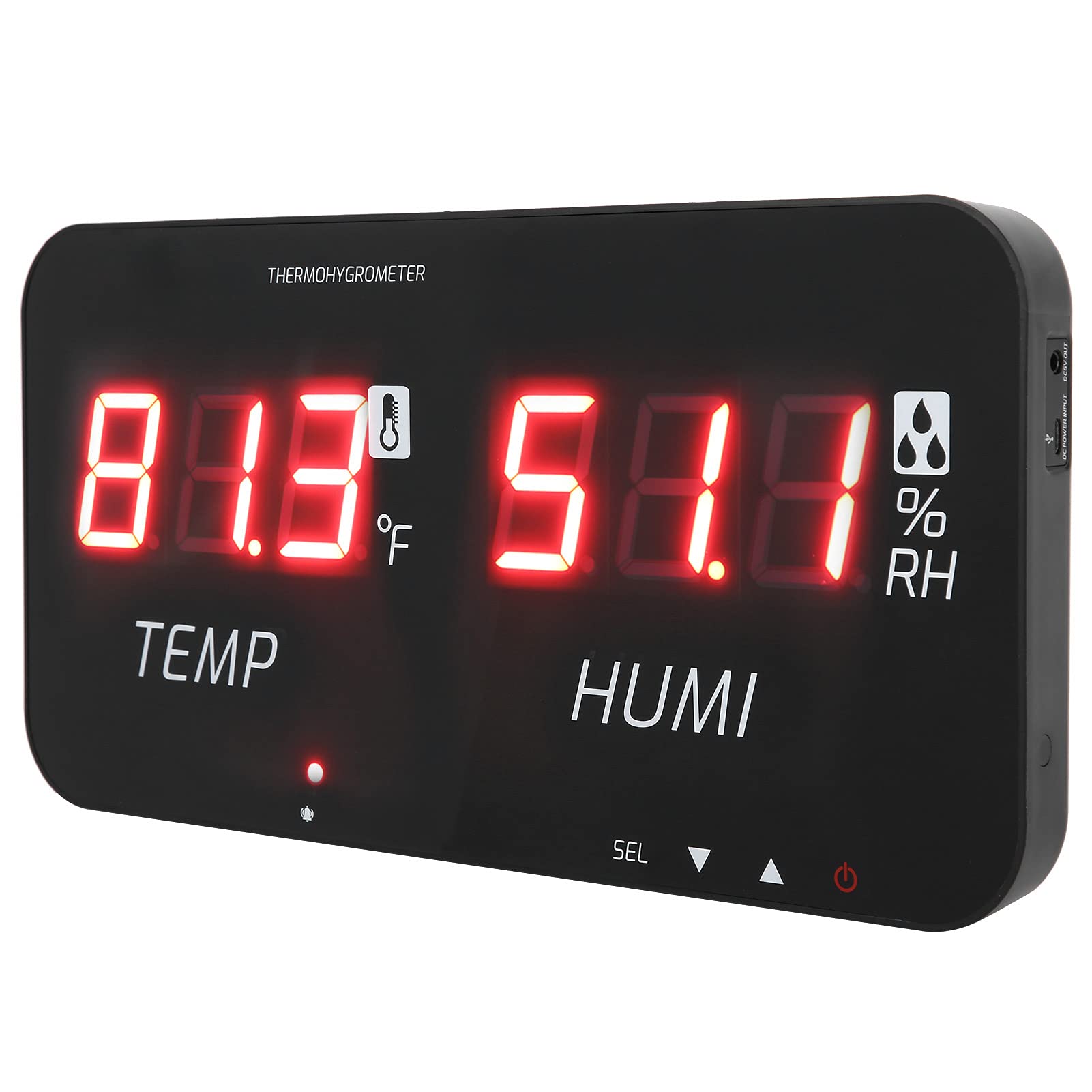 Termómetro digital TA623A LED Termómetro Higrómetro Industrial DC 5V