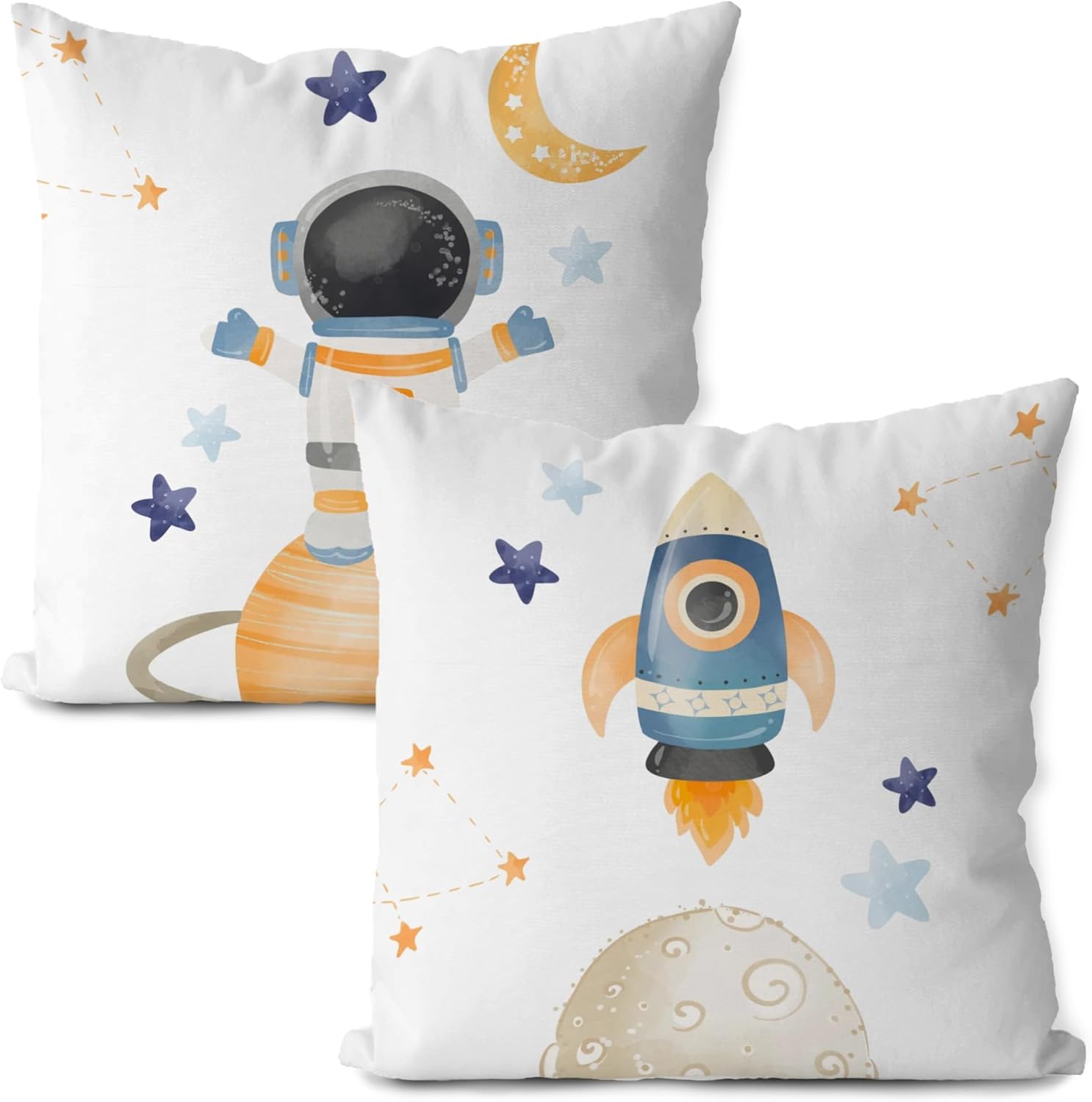 Likjad Space Pillow Covers 18×18