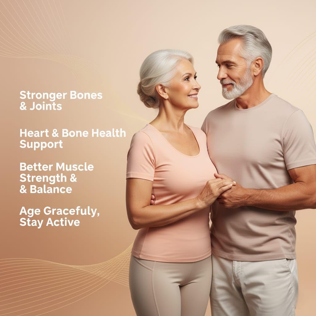 Vitamin D3 5000 IU – Enhanced Bone, Heart & Immune Support – Supports Calcium Absorption, Clean & Trusted Formula for Daily Wellness + Vitamin K2 (MK-7) 100 mcg – 120 Capsules