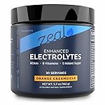 Zeal Electrolyte Powder - 30 Servings | Keto Electrolytes Powder | Zero Sugar, BCAAs, B-Vitamins | Potassium, Zinc, Magnesium | Hydration Powder Recovery Drink | Orange Creamsicle