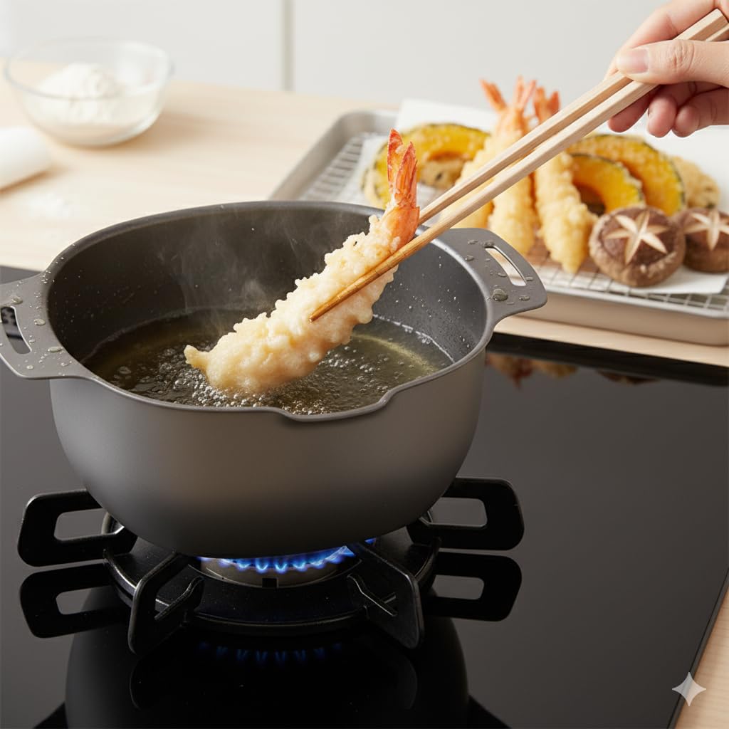 Amazon.co.jp: Maruyama Giken NIIGATA Souen Frying Pot, SE-69