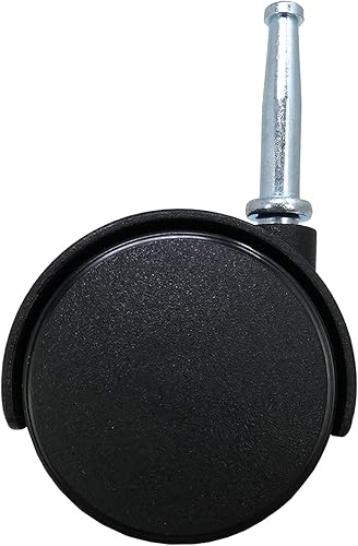 Miniatura 3 de Shepherd Hardware 9401 rueda para silla de oficina de 1-58 pulgadas individual con base cuadrada de 1-12 pulgadas Capacidad de carga de 40 libras 2