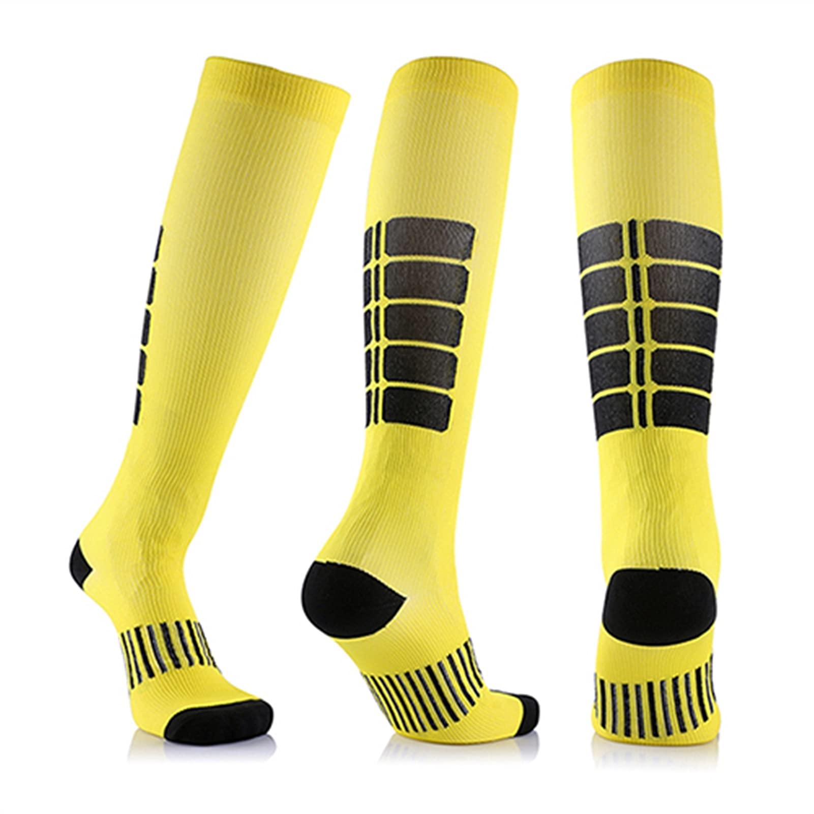 Calcetines de compresión Equipo de Ciclismo for Hombres Calcetines Deportivos Mujer Ciclismo Medias Fútbol Correr Calcetines de Baloncesto Rodilla Calcetines Deportivos de Alta Calcetines
