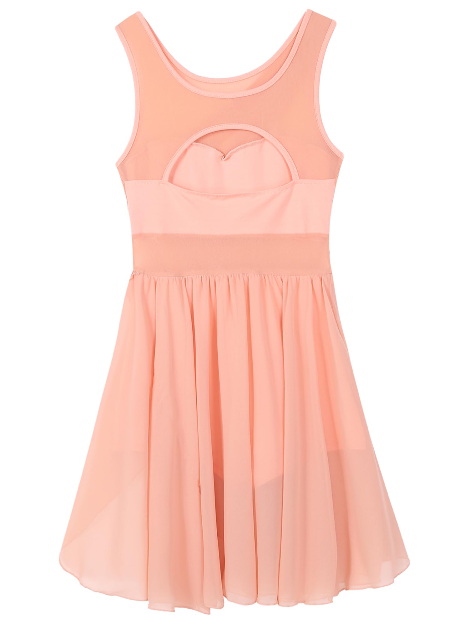 Lingerie Donna Abito da Ballo Asimmetrico Ritagliato Senza Maniche