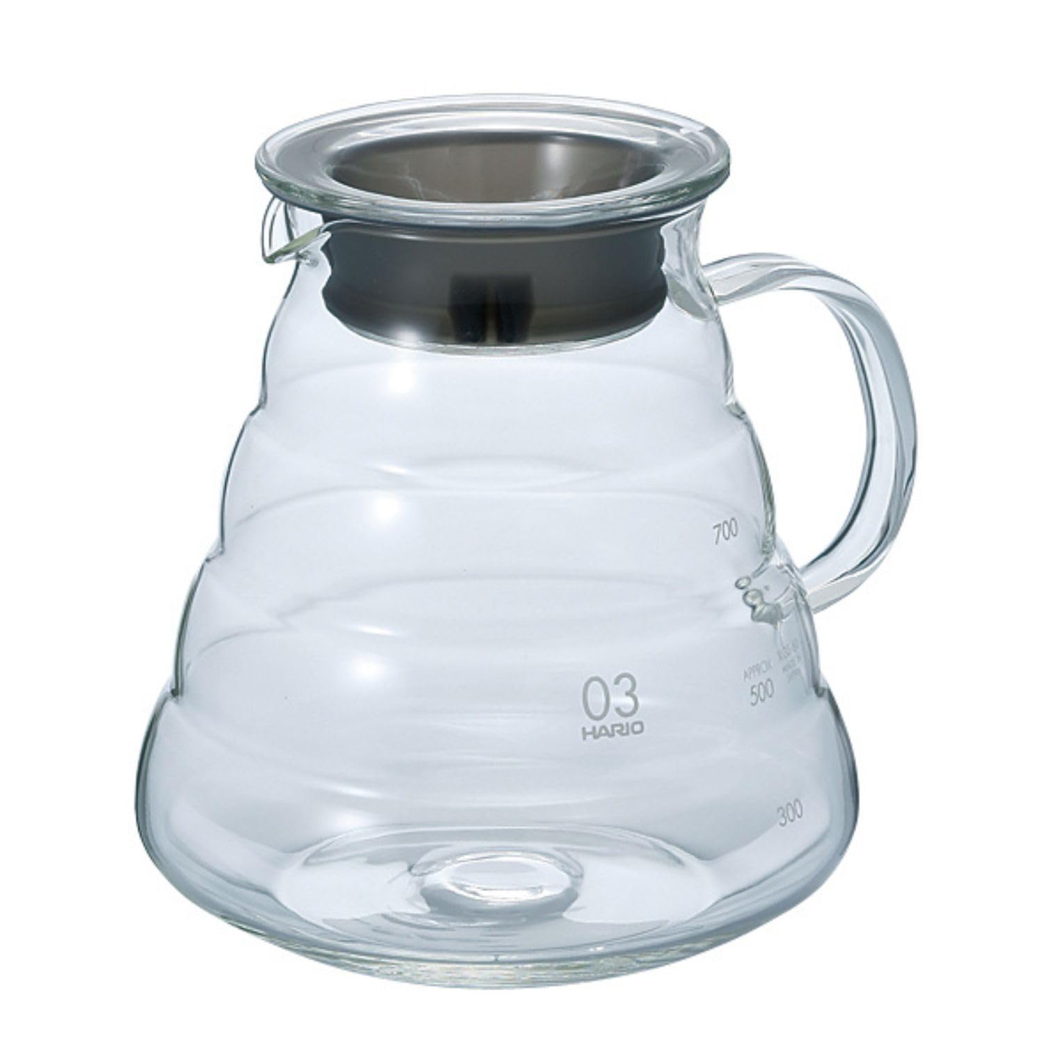 HARIO(ハリオ) V60グラスサーバー800クリア 800ml 2~6杯用…
