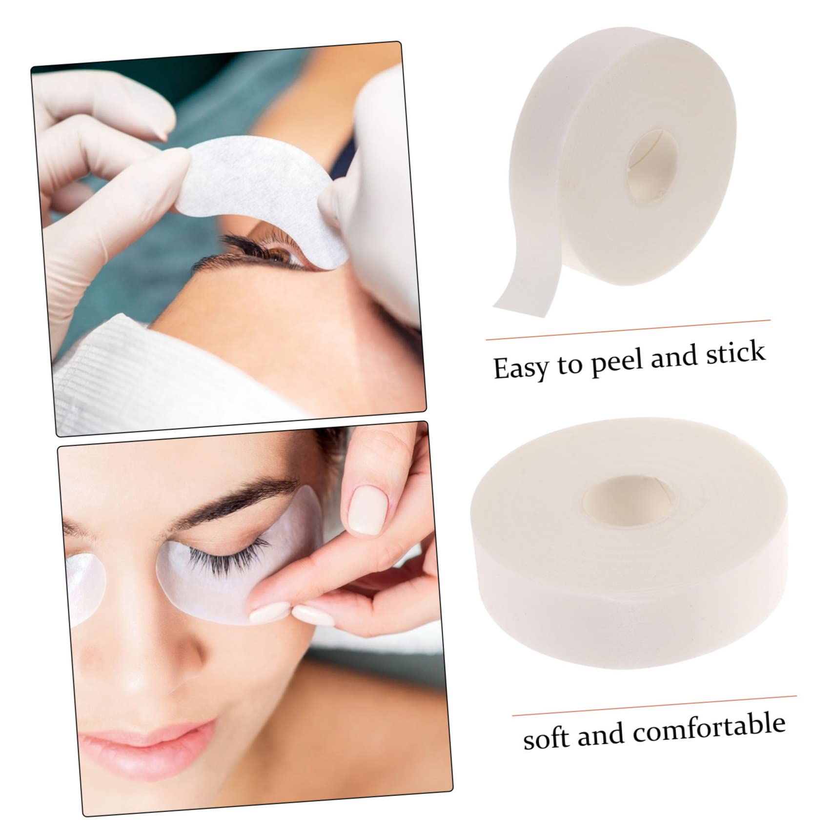 OSOLADY Eyebrow Lift Tape 2pcs Eyelash Extension Isolation Tape Breathable Lash Grafting Adhesive White for Lash Procedure