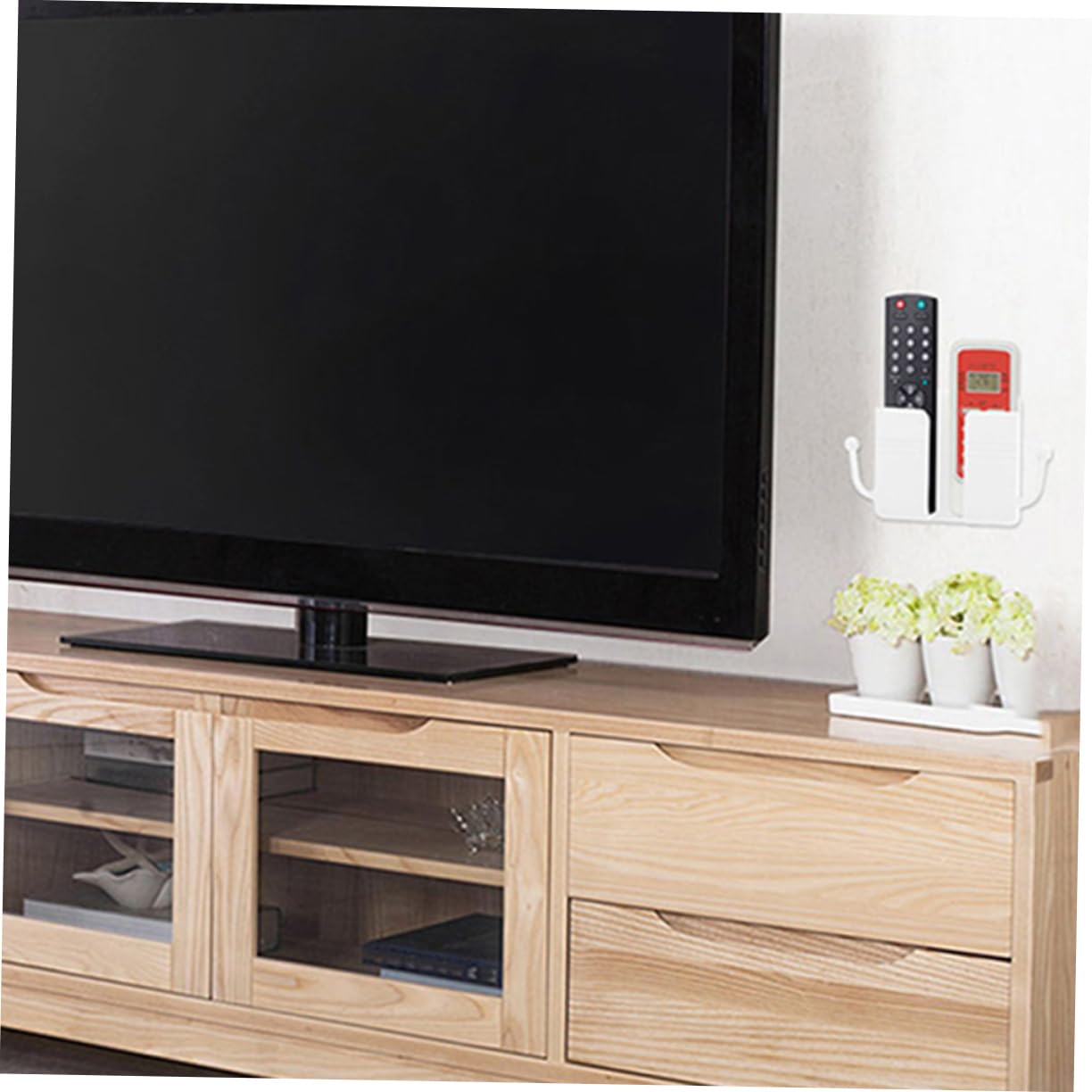 12stücke Wandhalterung Für Fernbedienungen Und Smartphones Teiliges Platzsparend Und Einfach Zu Montieren Für Schlafzimmer Und Wohnzimmer Organizer Für Tv-fernbedienung Handys