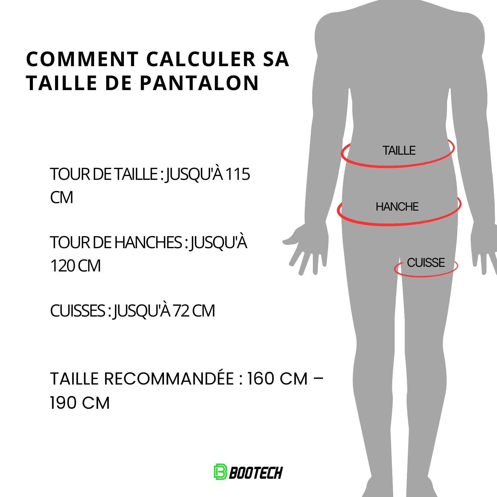 BOOTECH Pantalon de Pressothérapie pour la Maison, Masseur Rechargeable pour Jambes Fatiguées avec 6 Chambres, Améliore la Circulation, Récupération Musculaire, Drainage Lymphatique, Anti-Cellulite