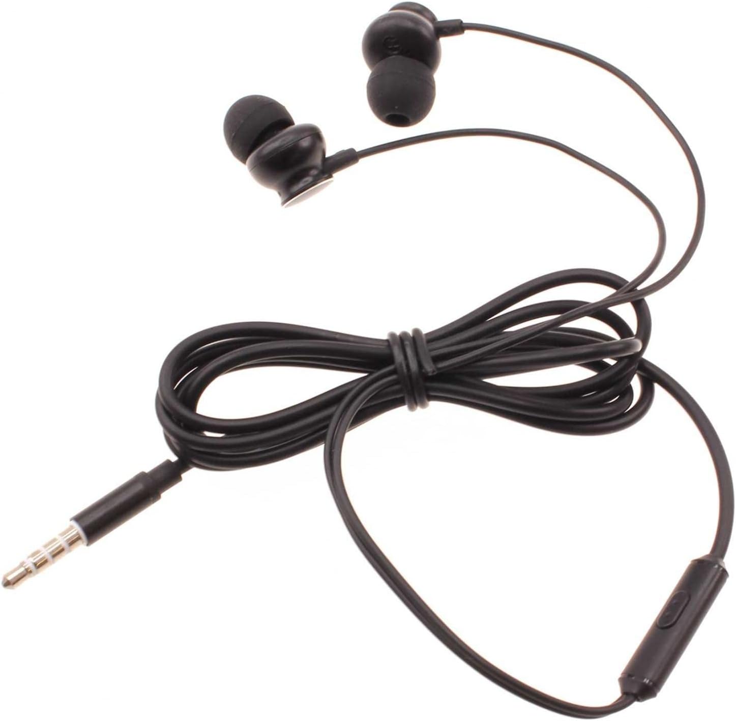Wired Earphones Hi-Fi Sound Headphones Handsfree Mic Headset Metal Earbuds Compatible with Lively Jitterbug Smart3