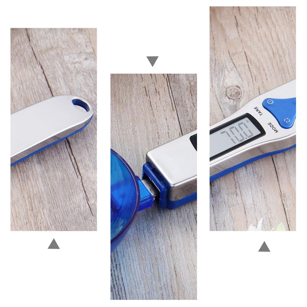 ABOOFAN 2st Elektronische Waagen Für Das Körpergewicht Mini-löffel Zutatenwaage Löffel Gramm Messlöffel Digital Digitale Gewichtslöffel Küche Löffel Mit Küchenwaage Blue Abs-kunststoff