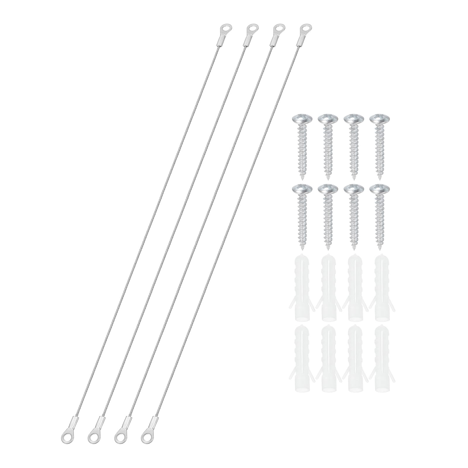 Limitadores De Puerta De Acero Inoxidable - 6 Unidades De 20 Cm - Para Armarios, Ventanas Y Muebles