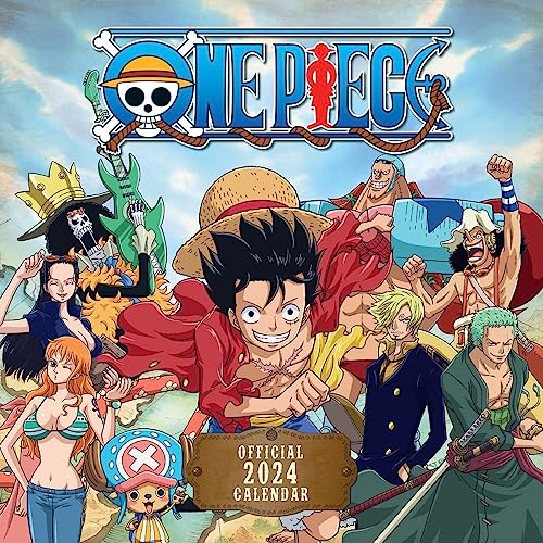 One Piece Anime 2024 Square Wall Calendar
