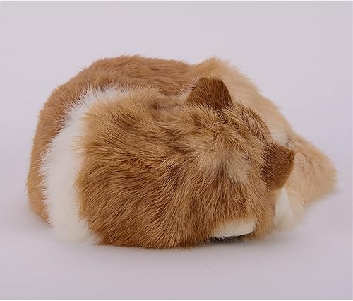 Miniatura 8 de Tiny Heart Juguete de peluche de gato naranja de simulación, 8.26 pulgadas, súper lindo gato naranja realista, juguetes de peluche para niños,