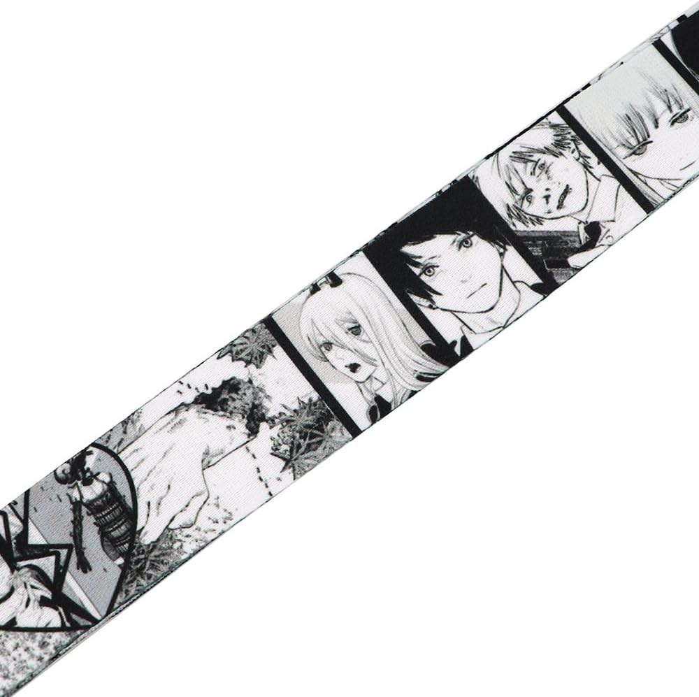 Chainsaw Man Anime Manga 17.7" Neck Lanyard Keychain Holder ID Badge Mobile Phone Pin Strap by Pinstant - Image 4