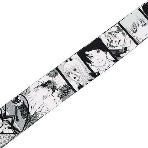 Miniatura 4 de Chainsaw Man Anime Manga 17.7 pulgadas Cuello Lanyard Llavero Holder ID Badge Mobile Phone Pin Correa por Pinstant
