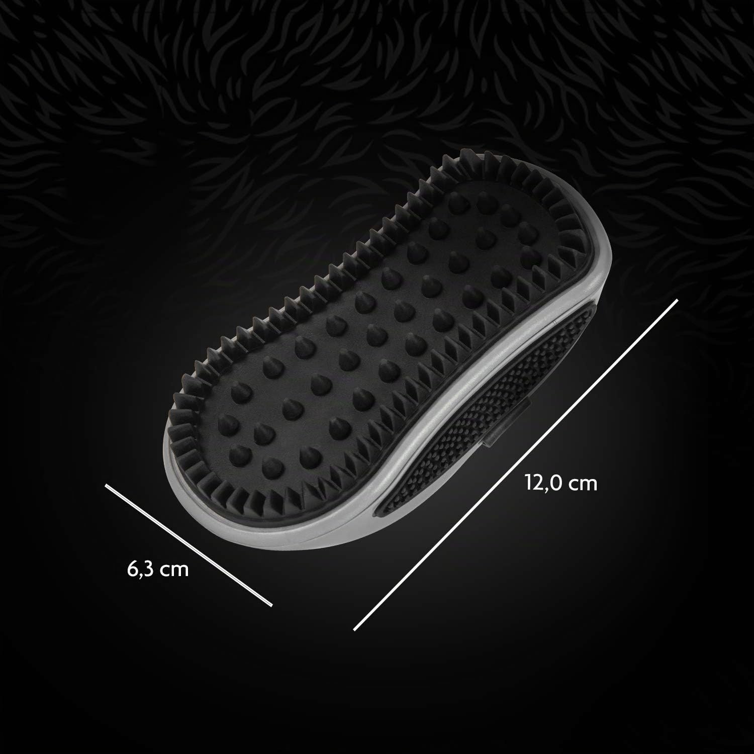 FURminator CurryComb - Peine para perros y gatos (El cepillo para el cuidado del pelaje masajea suavemente la piel - para un pelaje limpio y brillante)