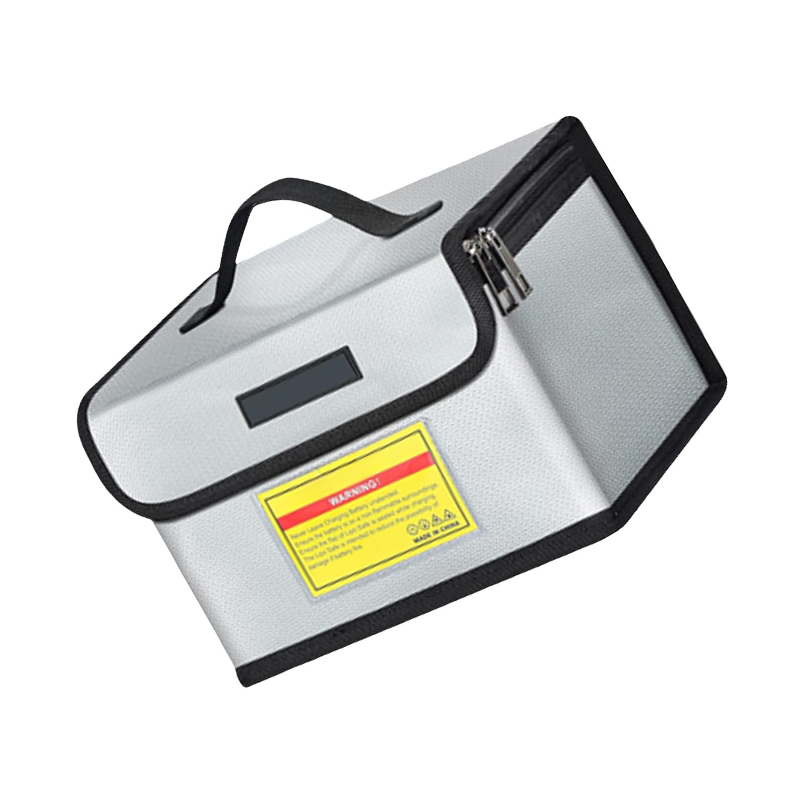 Buxuaaaa Fireproof Battery Protector Case Waterproof Fabric Construction Charging Port Equipment Carriers Fireproof Battery Storage Bag