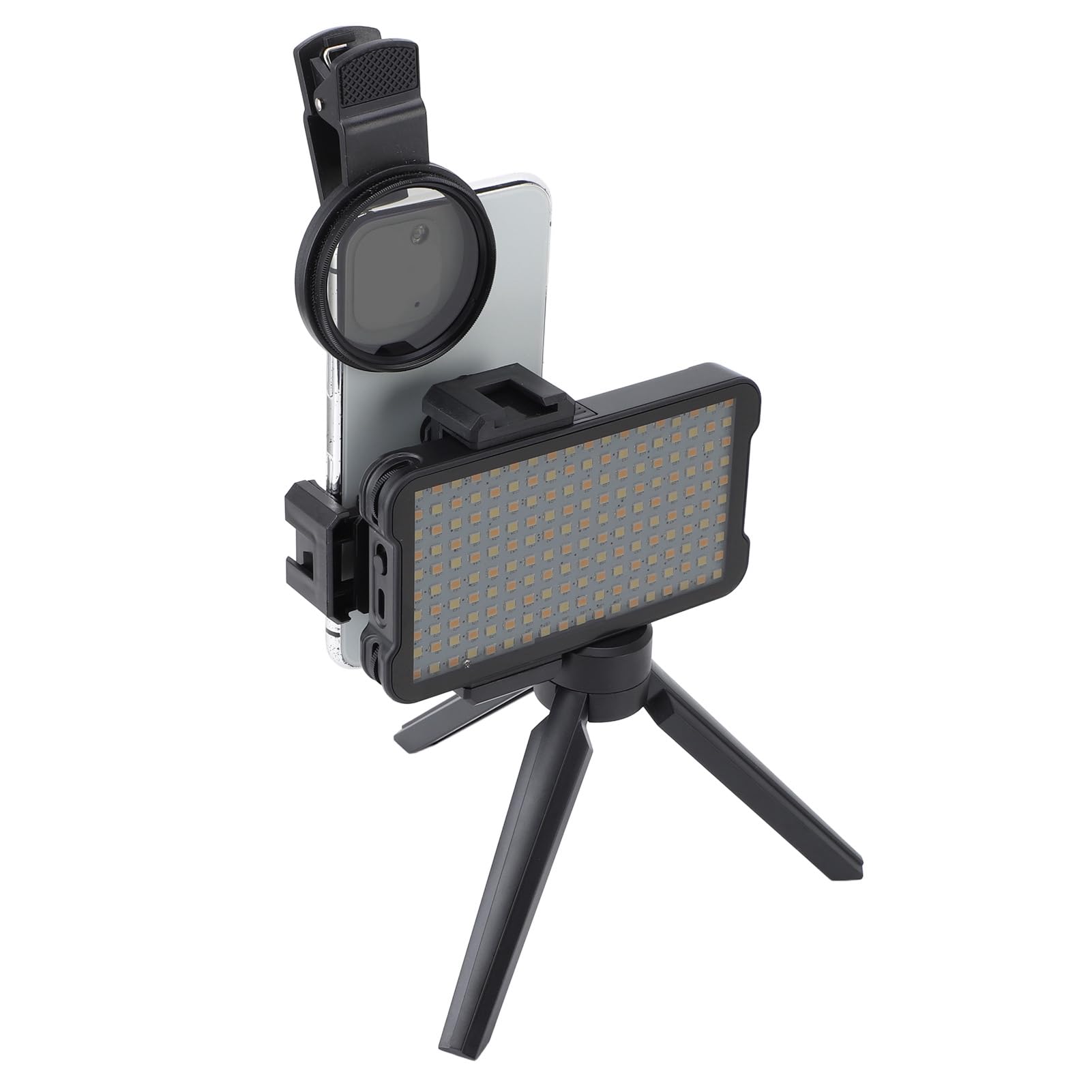 Luce per Tatuaggi con Supporto per Illuminazione Fotografica, Attrezzature e Forniture per Tatuaggi, Riduzione della Luce Riflessa, Luce di Riempimento con Clip, Lente
