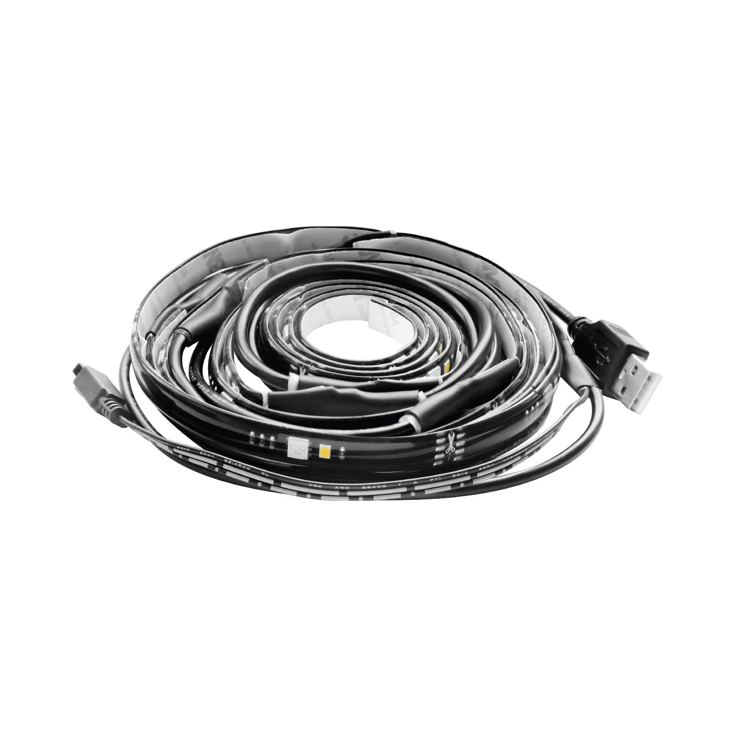 GE LED TV Tape Light, Color Changing Strip Light with Remote, No App or Wi-Fi Required, 84in (1 Pack)