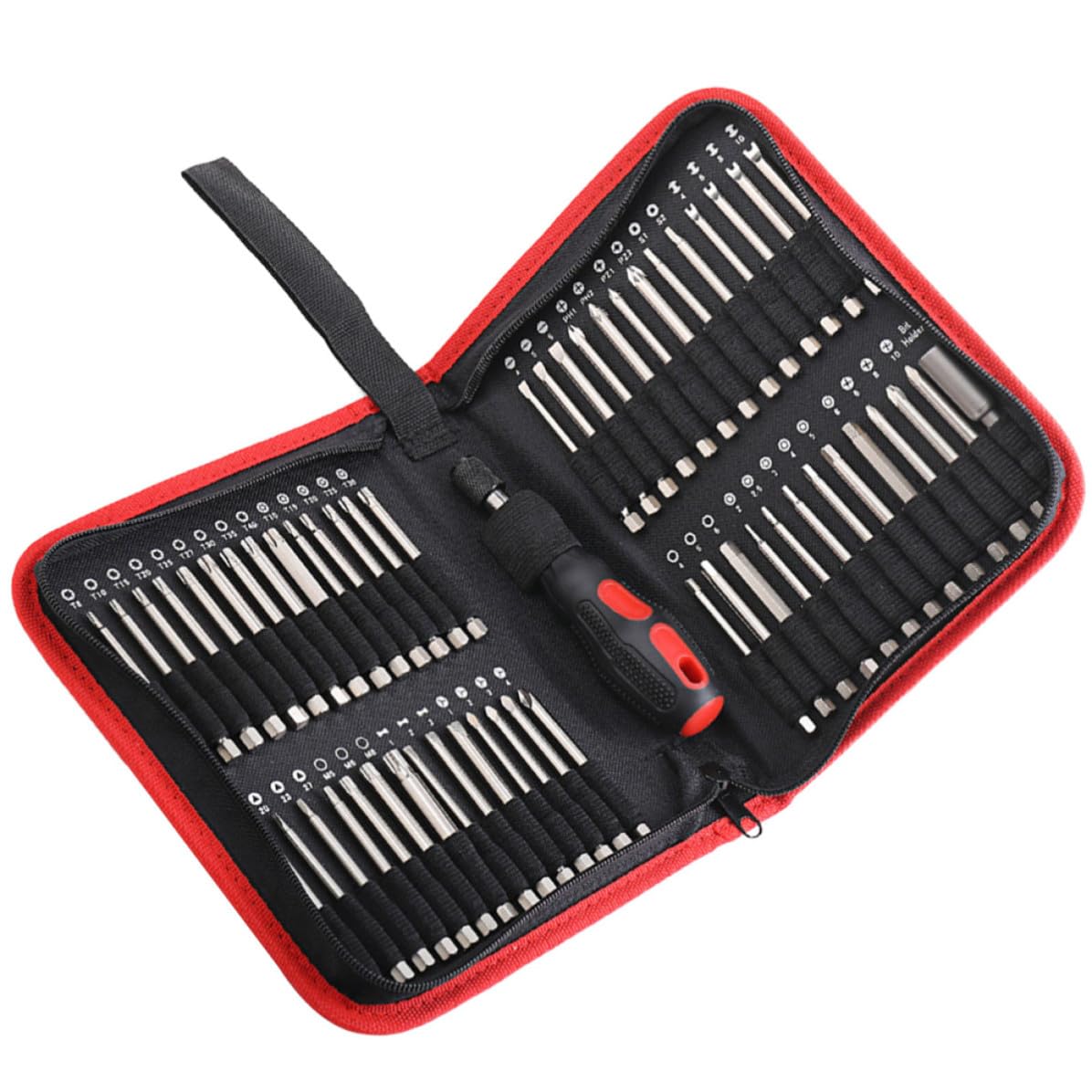 SHINEOFI Brocas Metálicas Buena Dureza Juego de 55 Resistentes al Desgaste para Destornillador Eléctrico y Taladro Recargable para Uso en Hogar y Carpintería en Hogar y Carpintería