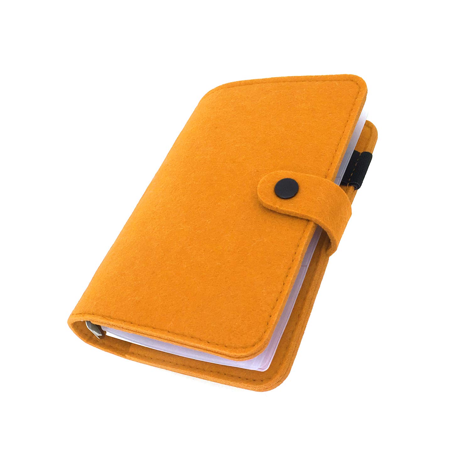 A6 Felt Binder with Pages & Binder Pocket Set Marigold