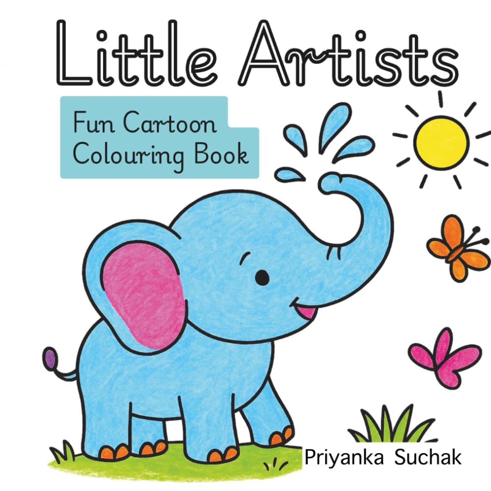 Little Artists: Fun Cartoon Colouring Book