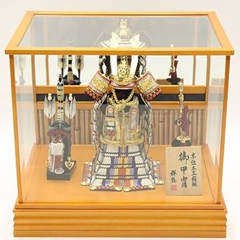 Amazon | アウトレット品 五月人形 鎧 ケース飾り 奉納鎧 鏡付面