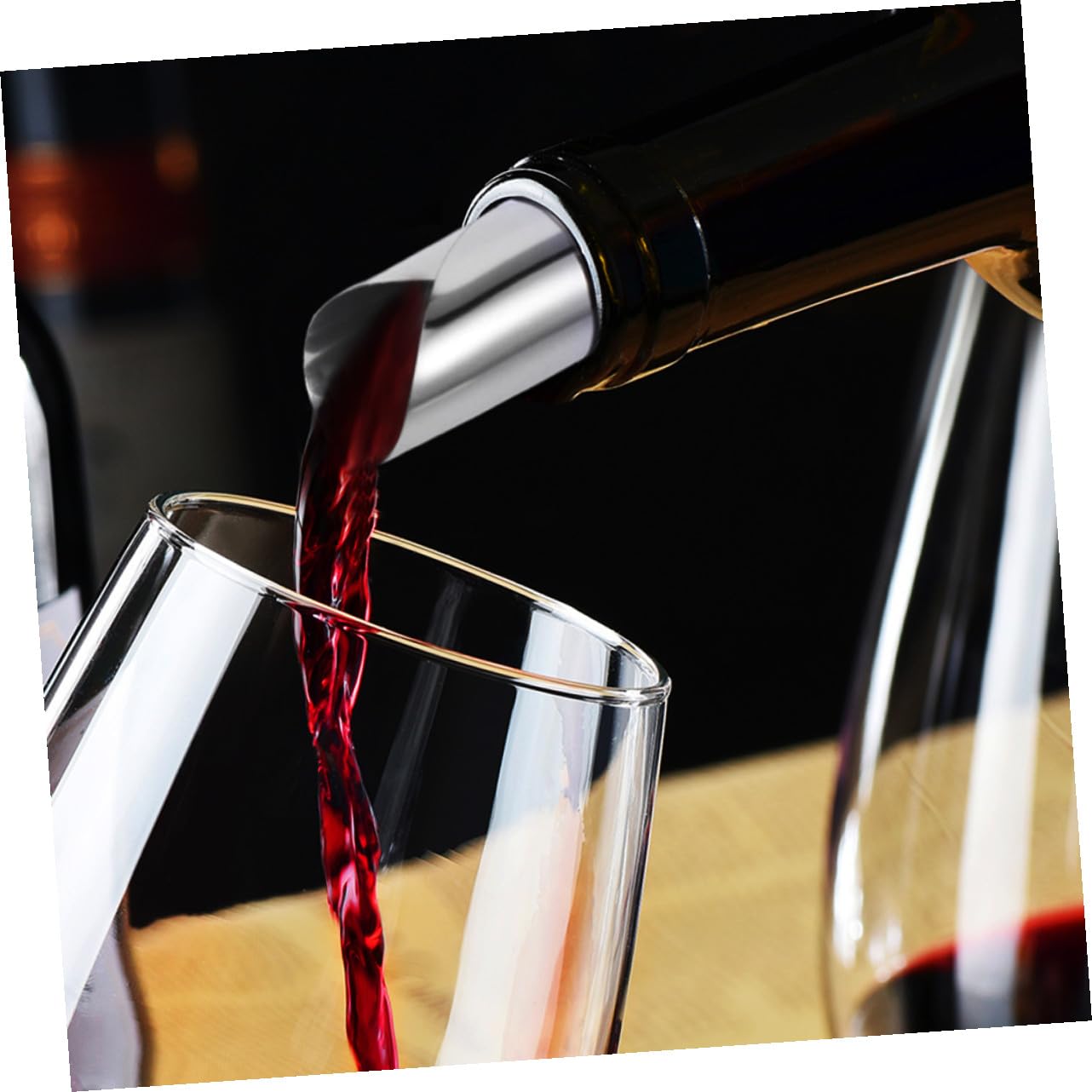 TOPBATHY 5 Set di Versatori per Vino Europeo Aeratori Antigoccia Versatori per Vino Rosso Versatori per Bottiglie 50 Pezzi*5