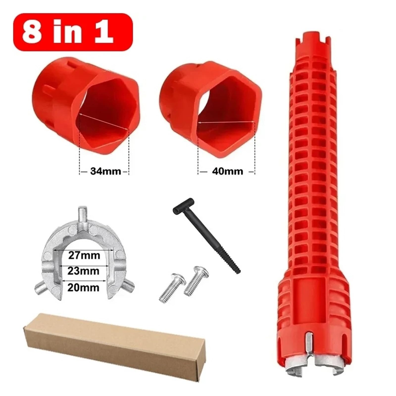 8 w 1 bateria zlewozmywakowa klucz hydrauliczny zestaw narzędzi do kuchni łazienki