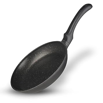 BERGNER Model: BGIN-2565 Senator Die Cast Non-Stick Aluminium Frypan (20cm, 1Litre, Black)