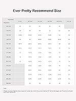 Vista 6 de Ever-Pretty Vestido de dama de honor de gasa de manga corta con cuello en V y cintura plisada para mujer 00793