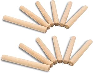 Amazon.com: Twinklebelle Children's 7" Small Rolling Pins for Kids' Baking and Play, Natural