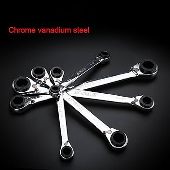 Amazon | 1個 4 in 1 8/9-10/11 mm リバース 両側ラチェットリング