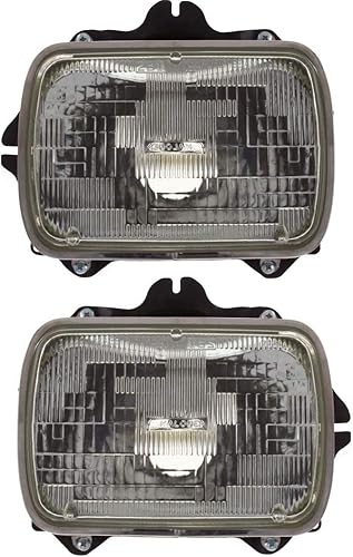 Garage-Pro Faro delantero lateral del conductor y del pasajero para Toyota Pickup 1987-1995 también se adapta a 4Runner halógeno con bombilla(s)