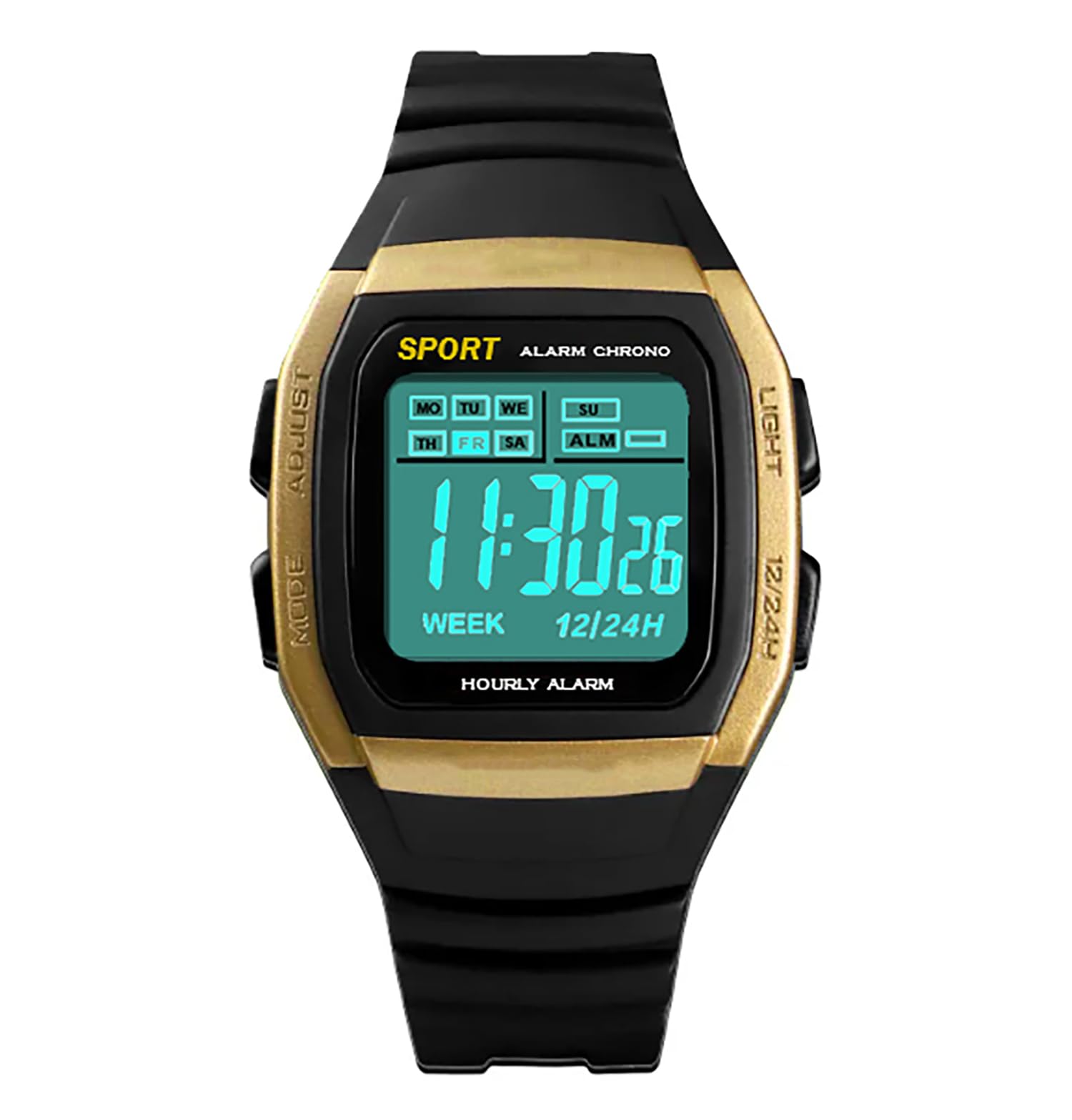 Time Up Digital Dial Large Screen Multifunctional Sports Watch for Teenagers and Kids-NOK-10X (Gold) (B0DFYV9P5D) Amazon Price History, Amazon Price Tracker