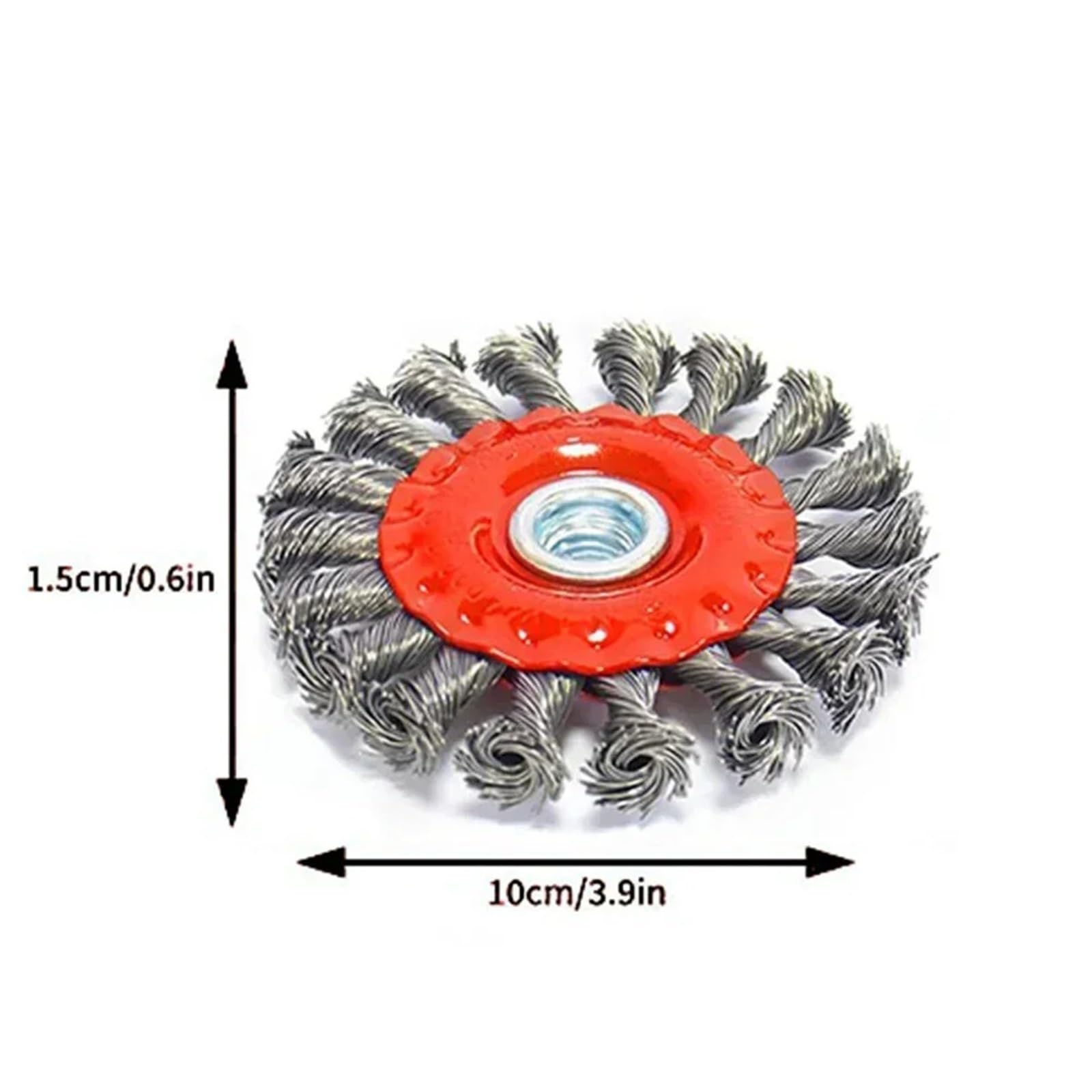 Spazzola Abrasiva a Tazza Nylon Spazzole metalliche Sbavatura for la pulizia della tazza ruota